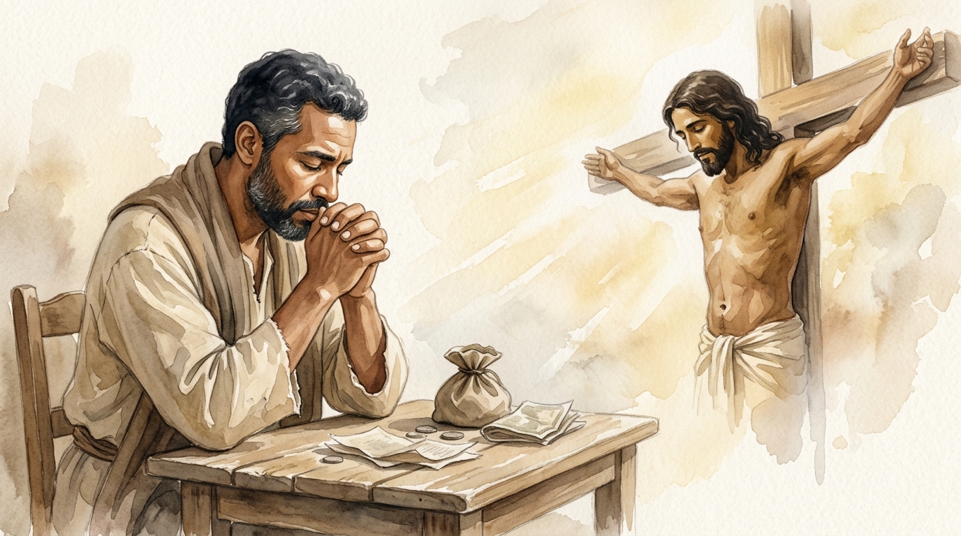 Finding Strength in Financial Hardship While Reflecting on Jesus Crucifixion
